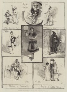 Sketches from Esmeralda, the New Opera, at Drury-Lane Theatre